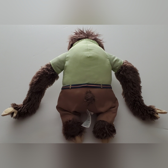 Disney Store Zootopia DMV Flash Slothmore 16" Plush Stuffed Animal - EUC - Picture 5 of 10